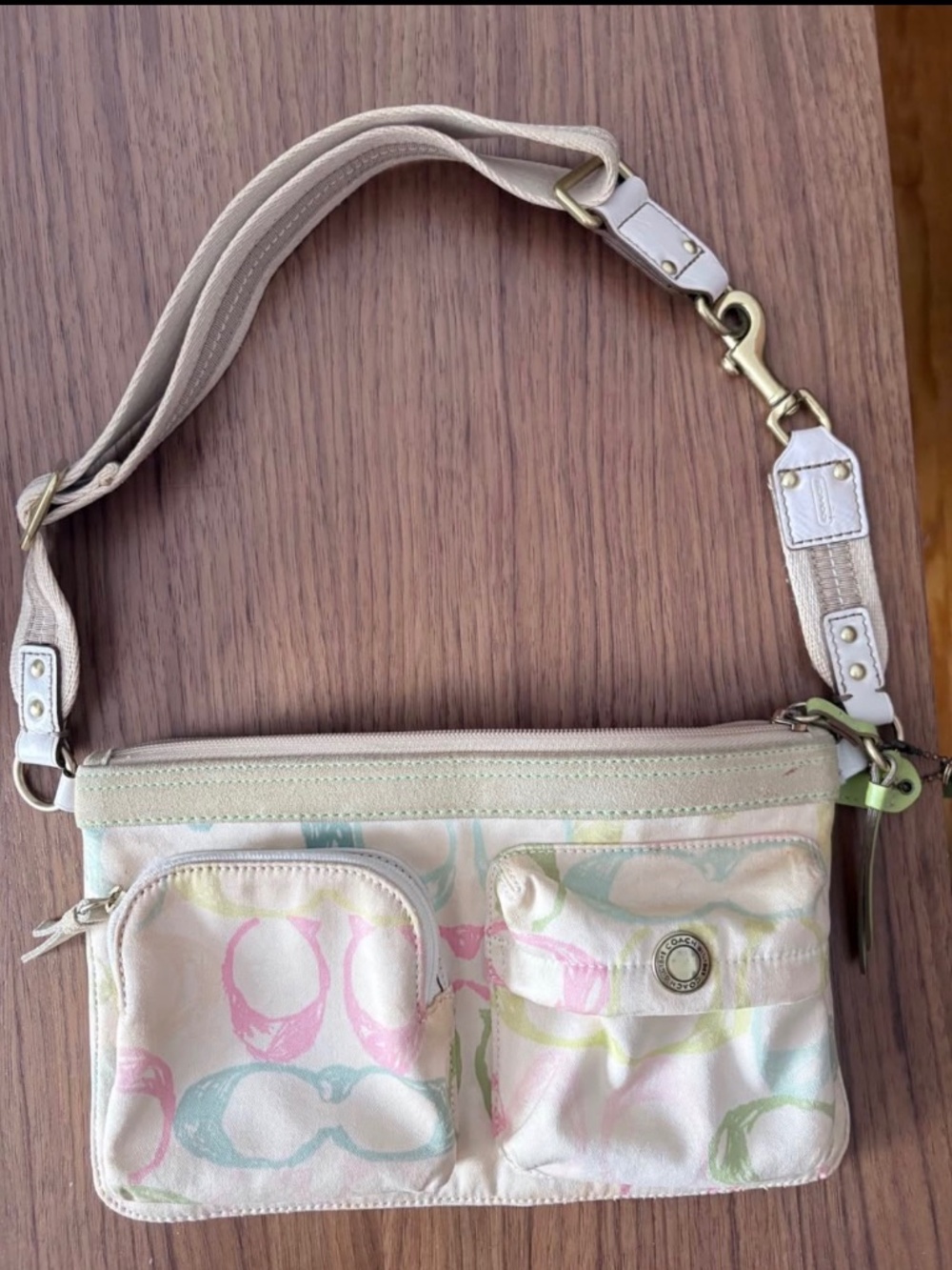 authentic vintage 2006 coach hip bag